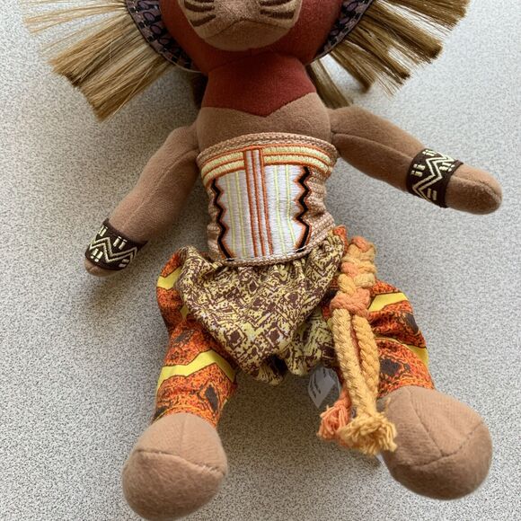 Disney The Lion King Broadway Musical Simba 12inch Stuffed Plush Tribal Doll - Picture 3 of 8